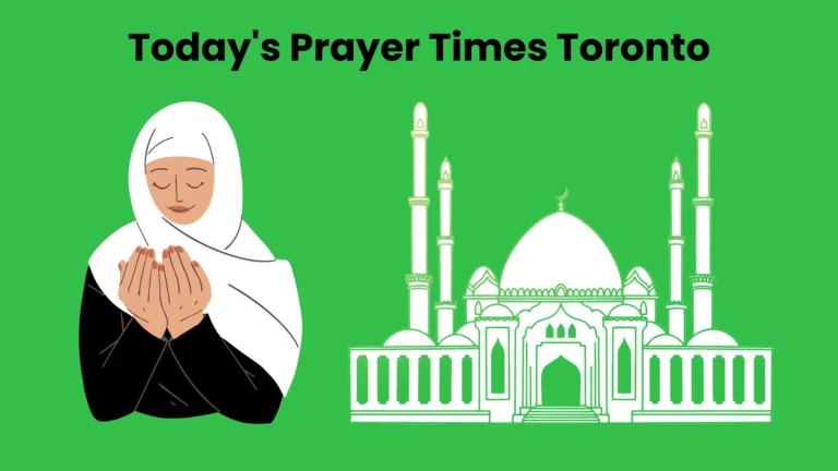 Today Prayer Times Toronto