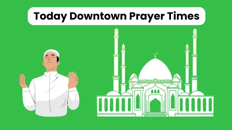 Downtown Prayer Times