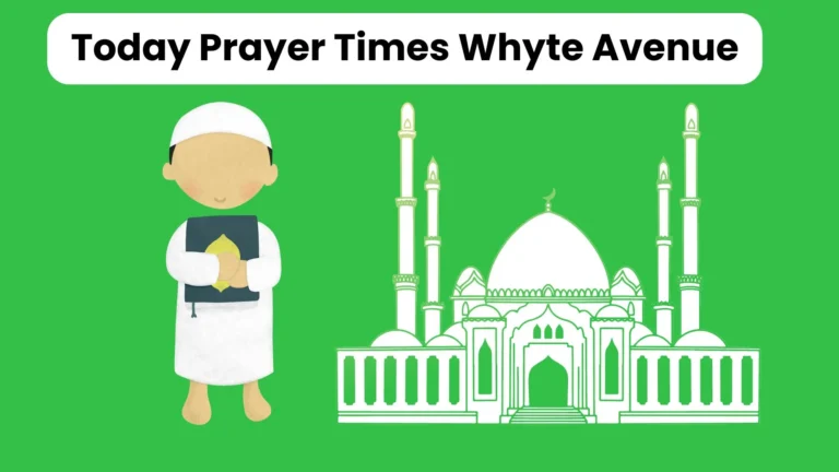 Prayer Times Whyte Avenue