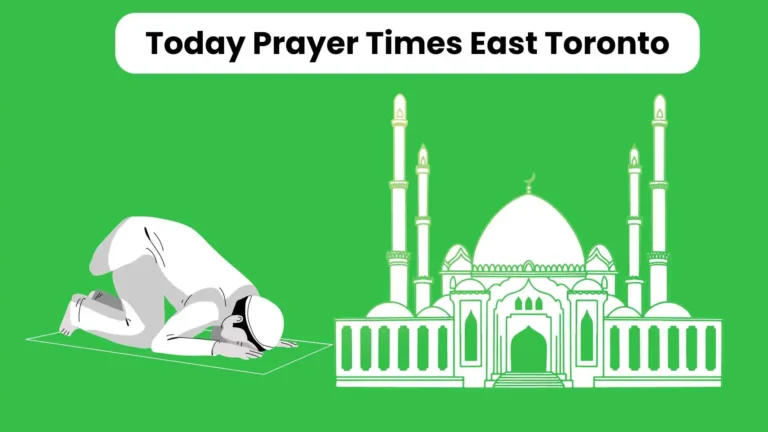 Boy is offering prayer by following Prayer Times East York