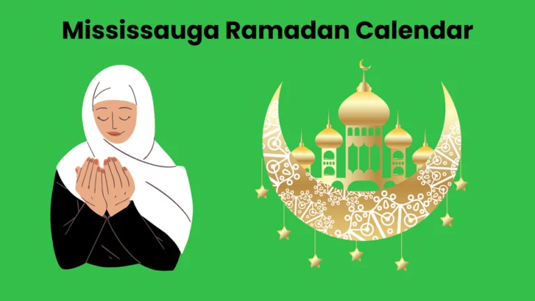 Ramadan Calendar Mississauga