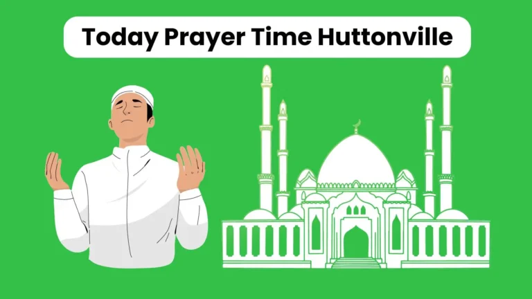 Man is offering prayer by following Prayer Time Huttonville