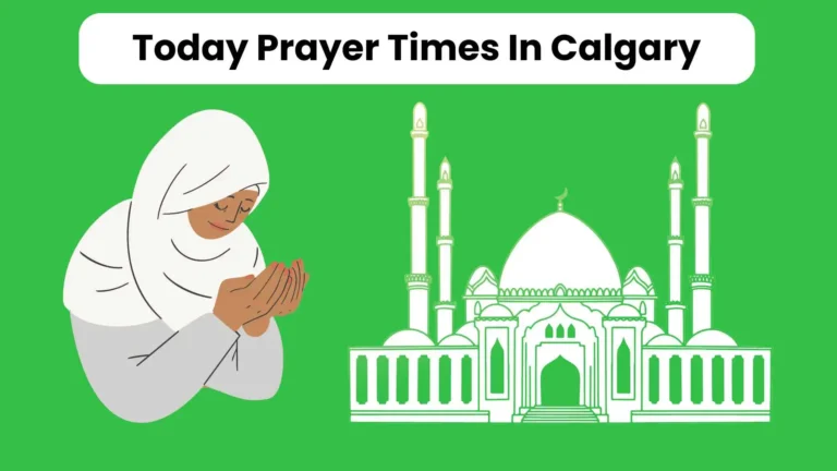 Today Prayer Times In Calgary